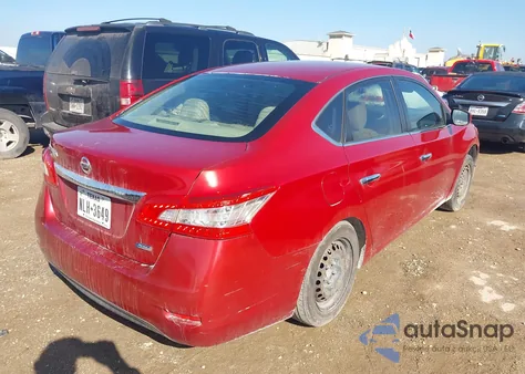 2013 Nissan Sentra S z USA, uszkodzony, nr VIN 3N1AB7AP9DL725336